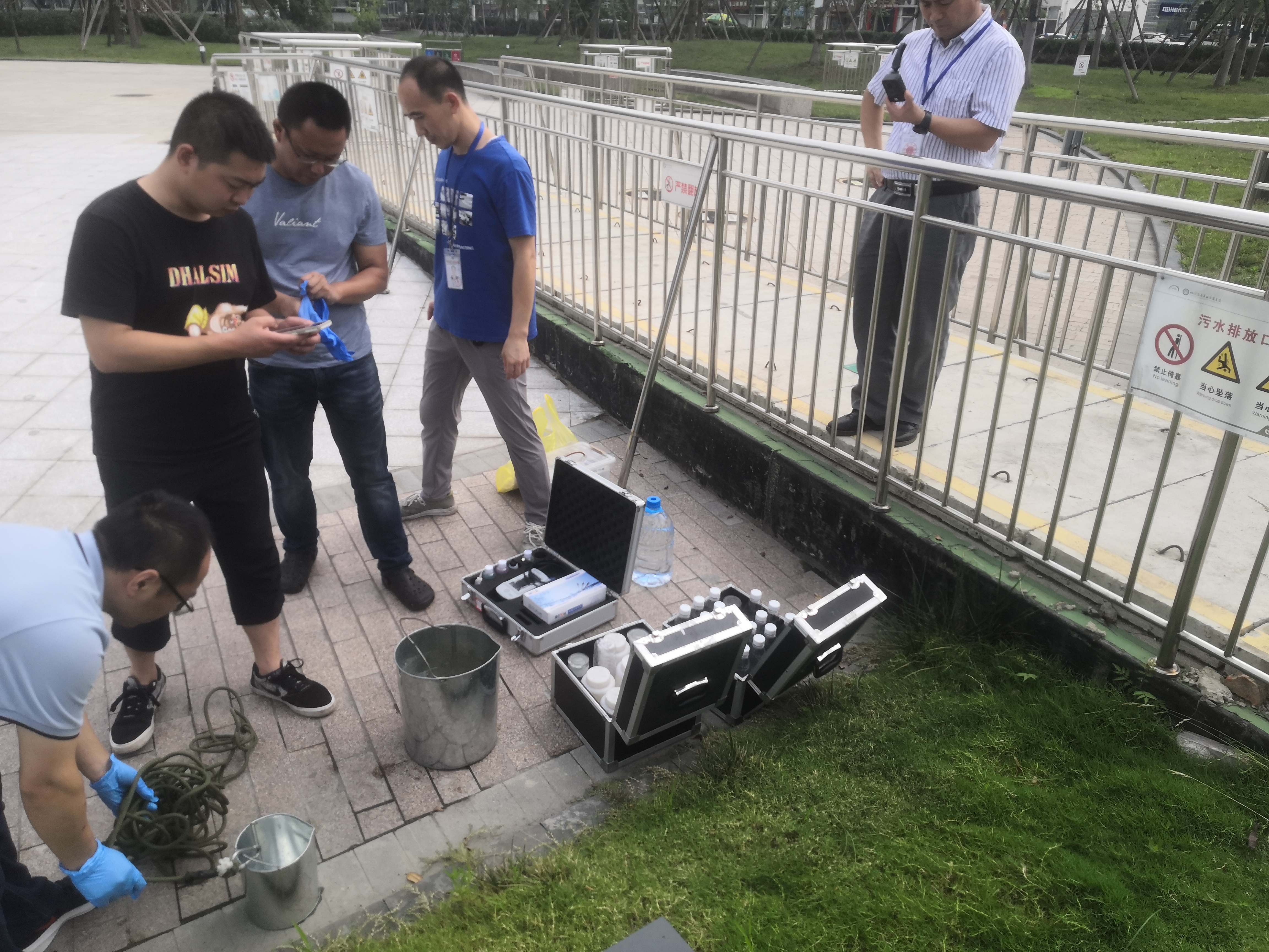 2021年8月6日，四川博水環(huán)保  在雙流空港醫(yī)院污水處理站，開展污水處理站應急演練